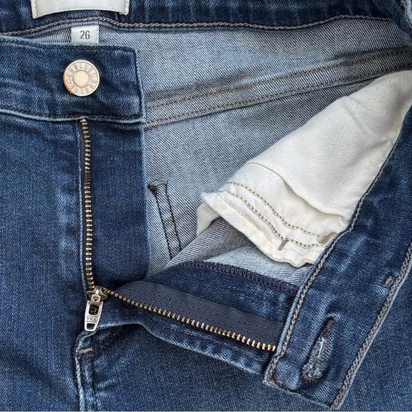 AGOLDE Jeans Sophie High Rise Cropped Raw Hem Skinny Size 26 - Picture 7 of 12